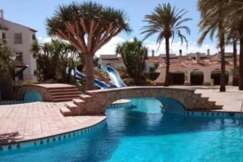 En Denia, Urbanizacion El Palmar Con Piscina, Toboganes Y Chiringuito Διαμέρισμα Εξωτερικό φωτογραφία